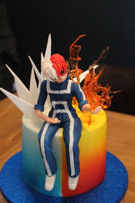 Todoroki My Hero Academia 13th Birthday Cake Tartas
