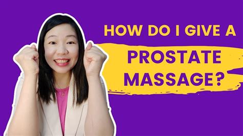 How Do I Give A Prostate Massage Youtube