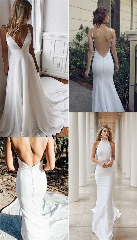 15 Simple Wedding Dresses For Elegant Brides