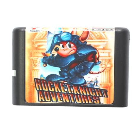 Rocket Knight Adventures 16 Bit Md Game Card For Sega Mega Drive For