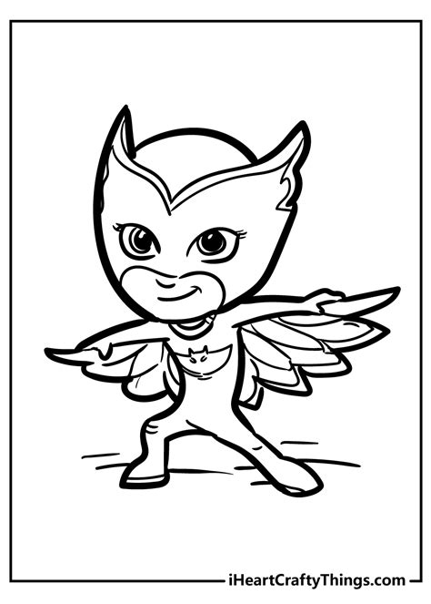 Pj Mask Coloring Page In Superhero Coloring My Xxx Hot Girl