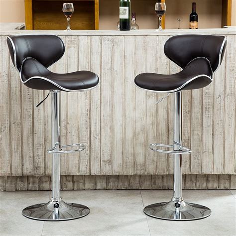 12 Best Modern Swivel Bar Stools With Back Adjustable Arms