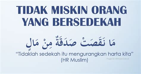 Mungkin kerana telah jatuh hati padanya. Tidak Miskin Orang Yang Bersedekah - Dr. Ahmad Sanusi Azmi