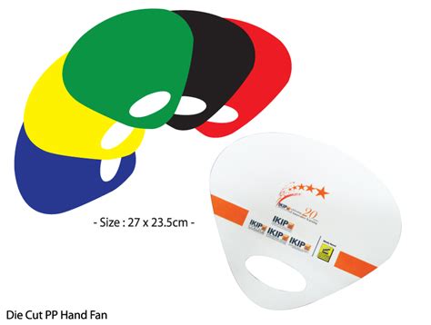 Die Cut Pp Hand Fan Corporate Ts And Premium Max Concept