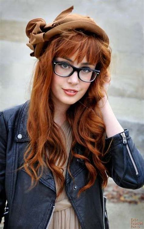 Hairstyles with bangs can bring out your favorite cute features and even complement your wondering whether you can rock bangs with glasses? 41 Beautiful Bangs Hairstyle for Women with Glasses ...