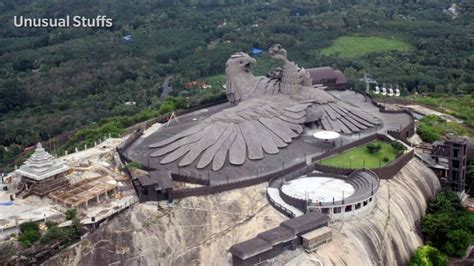 Jatayu Earths Center Jatayu Rock Facts And Helicopter View Youtube
