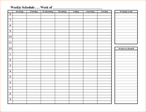 14 Free Weekly Schedule Template Survey Template Words Weekly