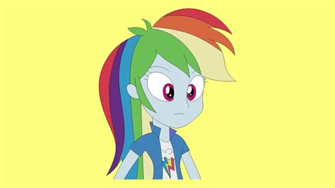 How To Draw Rainbow Dash Equestria Girl Step By Step