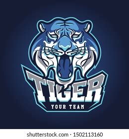 Tiger Sport Gaming Logo Vector Badges Stock Vector Royalty Free