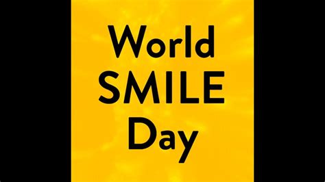 World Smile Day Youtube