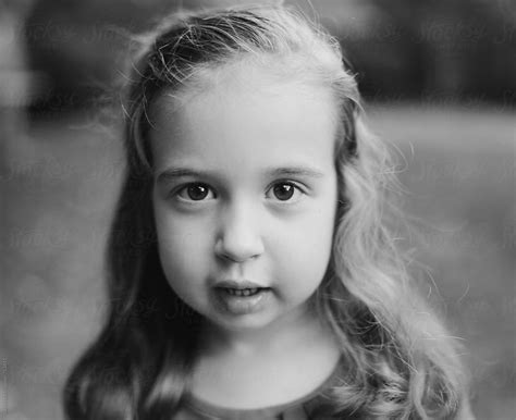 Close Up Portrait Of A Beautiful Young Girl By Jakob Lagerstedt