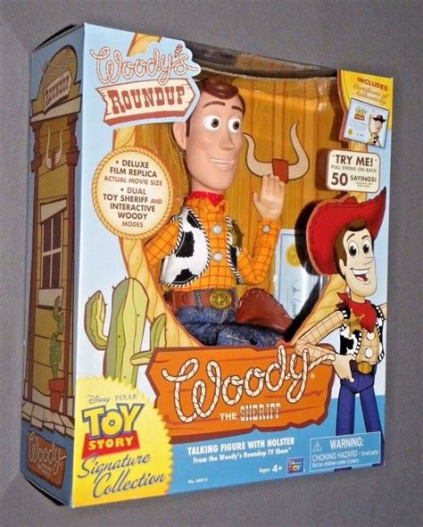 Toy Story Woodys Roundup Talking Sheriff Woody Doll 5052615044615 Ebay