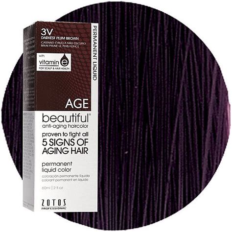 If you're trying to get a taste of plum hair but still want to keep it appropriate for the office, ask your stylist to keep the color beneath a layer of your natural hair. Anti-Aging 3V Dark Plum Brown Permanent Liquid Hair Color ...