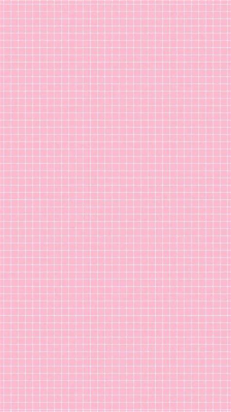 Pastel Aesthetic Pink Grid Background