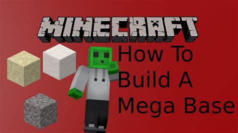 How To Build A Minecraft Mega Base Survival Youtube