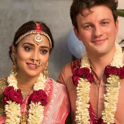 a beautiful pic of the newly wed south and bollywood actress shriya saran gets married to