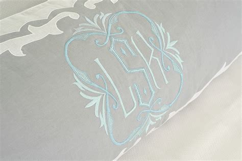 Leotine Linen Leontine Linens Monogrammed Linens Bed Linen Design
