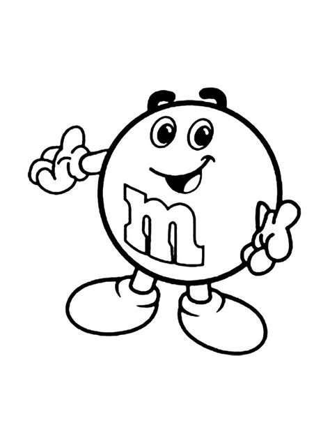 Mandms Coloring Pages