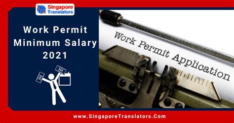 Work Permit Minimum Salary 2023 Singapore Work Pass Salary