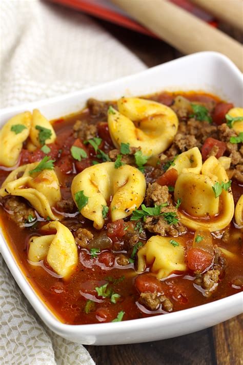 One Pot Beef Tortellini Soup The Toasty Kitchen