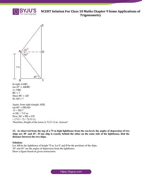 Tan 𝜃 csc 𝜃 cos 𝜃 = 1. NCERT Solutions Class 10 Maths Chapter 9 Some Applications Of Trigonometry