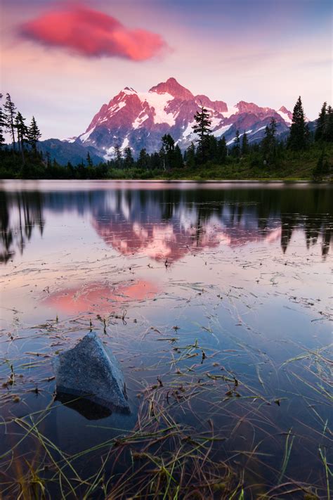Canon 5ds R With Canon 16 35 F4 Is Sunset Long Exposure Mt Shuksan1