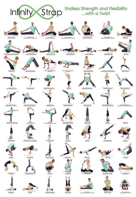Now, you may not be able to do every pose on this list, because we did include a few poses that will challenge you. Yoga Poses | Yoga poses names, Yoga strap, Yoga strap ...
