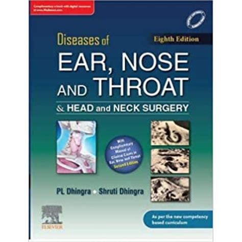 Diseases Of Ear Nose And Throat And Head And Neck Surgery 8e And Manual Of