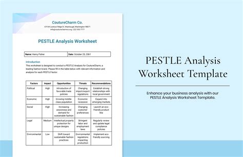 Pestle Analysis Worksheet Docx Pestle Analysis What Is A Pestle My