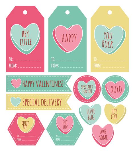Best Free Printable Gift Tags Valentine S Day Pdf For Free At Printablee