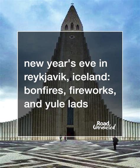 New Years Eve In Reykjavik Iceland Bonfires Fireworks And Yule Lads