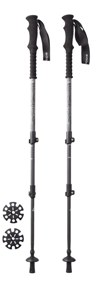 Woods Carbon Ultra Light Collapsible Adjustable Trekking Poles For