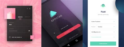 We handpicked lots of mobile app examples with templates covering different aspects of app designs. Login/Sign up inspiration for mobile apps | by Muzli ...