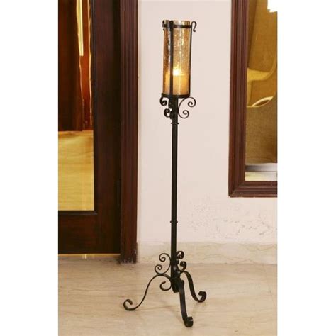 Shop for tall floor candle stands online at target. Tall Wrought Iron Candle Stand with Glass Insert | Buy ...