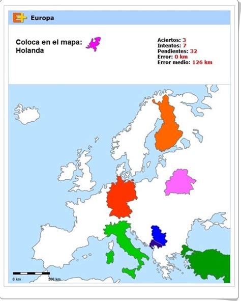 Puzzle De Países De Europa Geografía De Primaria Y Secundaria
