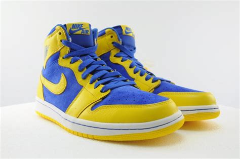 Air Jordan 1 Yellow And Blue Soletopia
