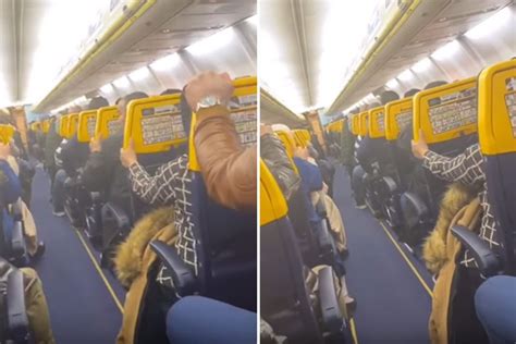 Terrified Ryanair Passengers Vomit Scream And Pray As Flight Hits Heavy Turbulence During Storm