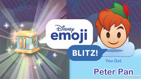 Disney Emoji Blitz Opening A Series Ii Box And Unlocking Peter Pan