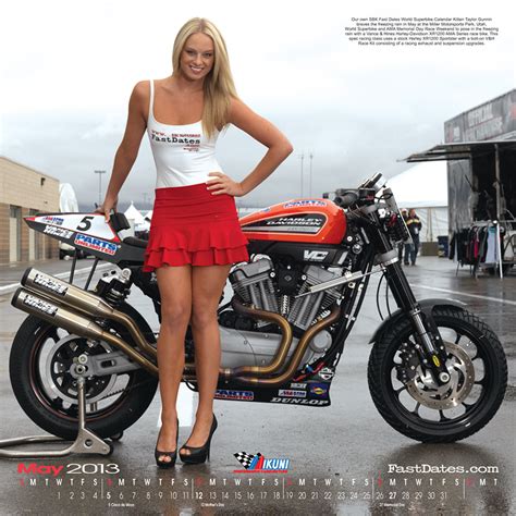 FastDates Com Iron Lace Calendar Custom Motorcycle News May