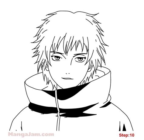 How To Draw Sasori From Naruto Naruto Drawings Naruto