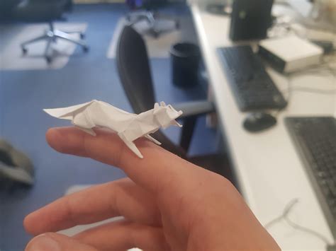 This Small Origami Fox I Made At Work Rmildlyinteresting