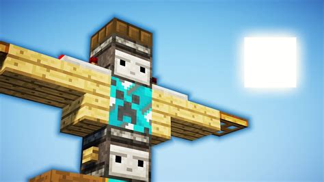 Minecraft How To Make A Totem Pole Youtube