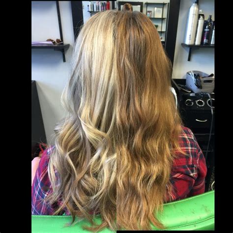 Before And After Partial Blonde Highlights Hair By Oriana Partial