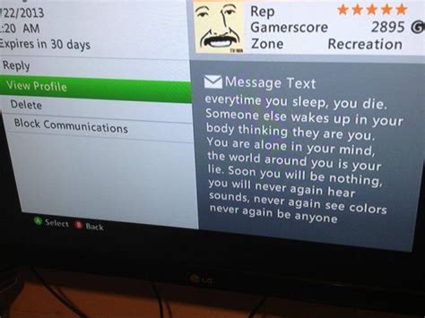 13 Weird Xbox Live Messages Messages Memes Never Again
