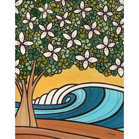 swell blossoms surf art by joe vickers made in california surfboard art surf art ocean art