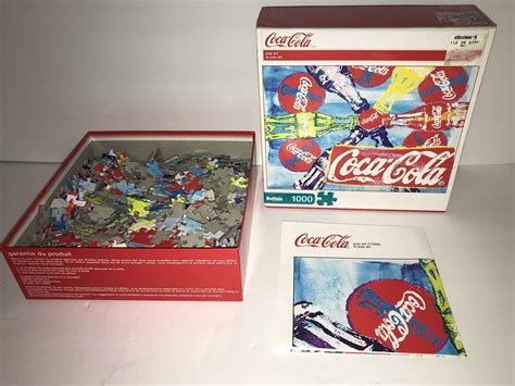 Vintage Coca Cola Pop Art Jigsaw Puzzle With Bonus Poster Etsy