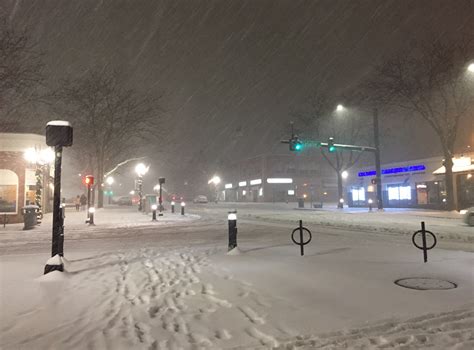 First Snowfall Of Season Blankets West Hartford We Ha West Hartford