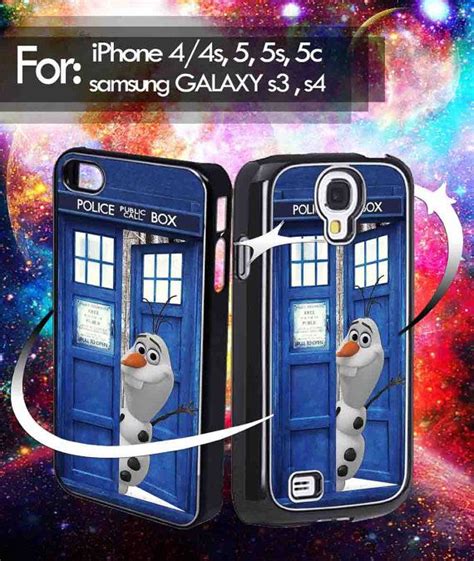 Olaf Disney Frozen Open Door Tardis Dr Who For Iphone 4