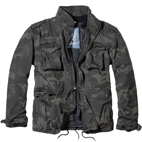 Brandit M65 Giant Field Jacket Herren Armee Mantel Vintage Warmer Liner