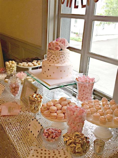 Bubbly Bar Blush Pink And Gold Bridalwedding Shower Party Ideas Photo 8 Of 39 Bridal Shower